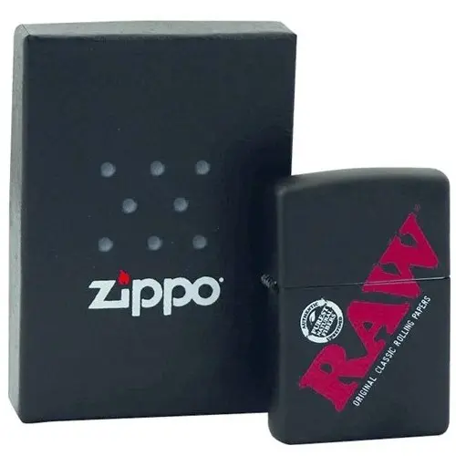 ACCENDINO ZIPPO RAW BLACK