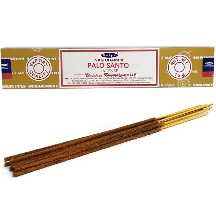 BASTONCINI DI INCENSO PALO SANTO SATYA 12x15g