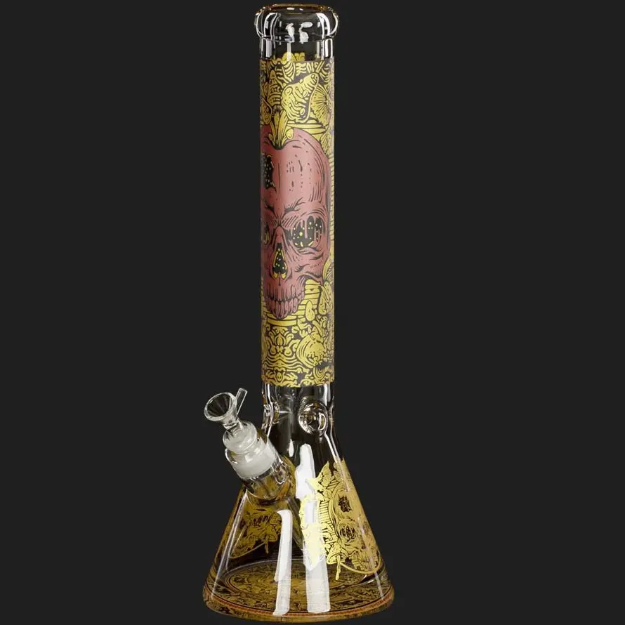 BONG BEAKER HEAVY SERIES LIMITED EDITION H 42cm Ø 50mm SG 18,8mm AMSTERDAM