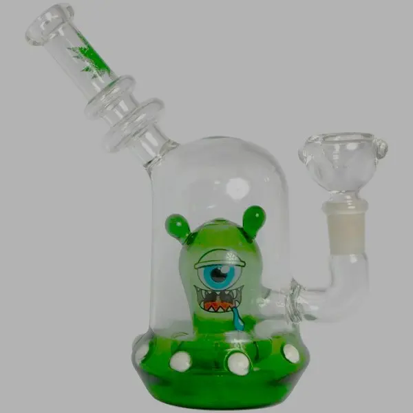 BONG IN VETRO ALIEN 17cm