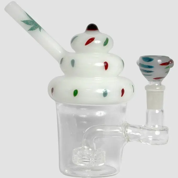 BONG IN VETRO CUPCAKE 18cm