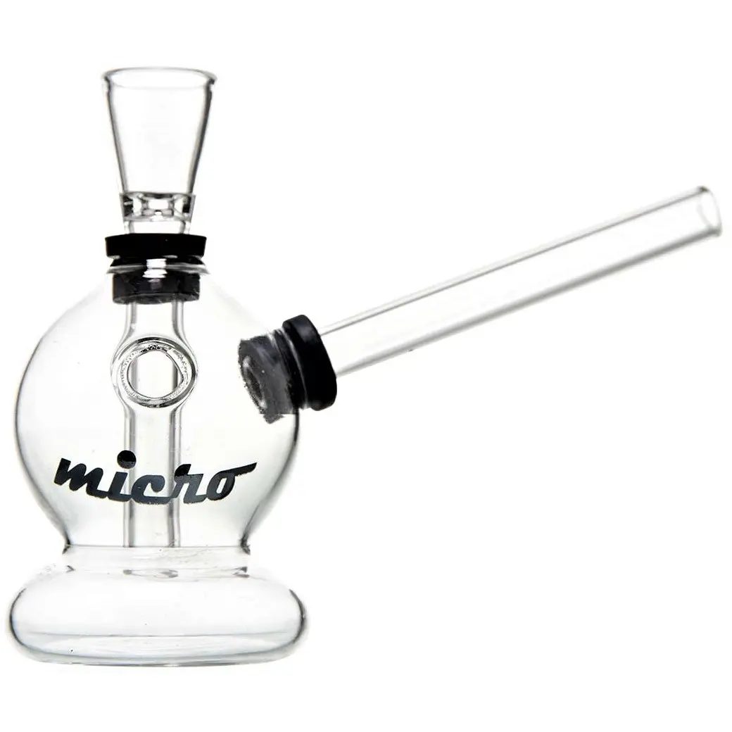 BONG IN VETRO H:10cm MICRO