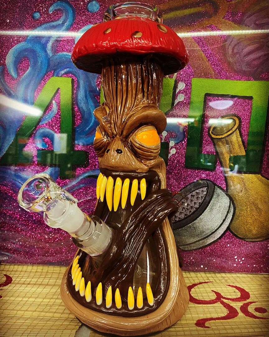 BONG IN VETRO MUSHROOM MONSTER AMSTERDAM