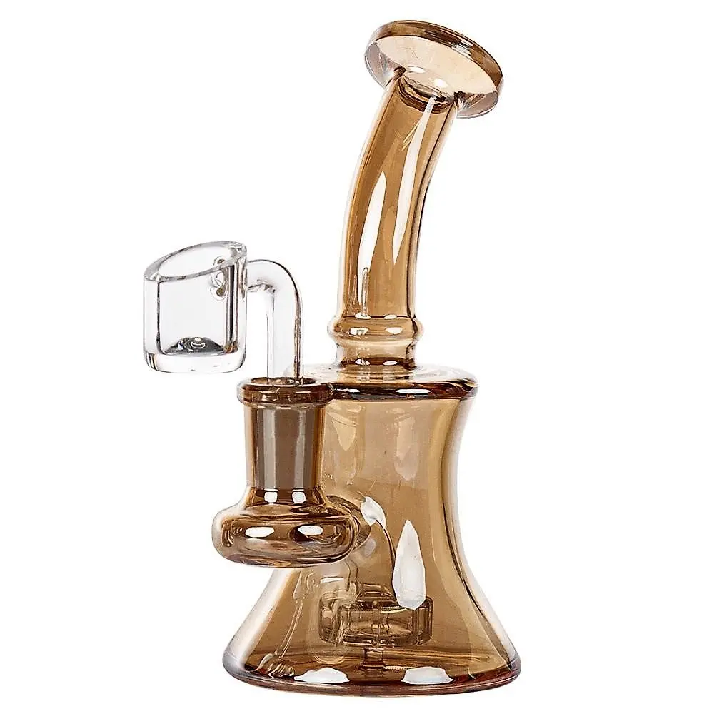 BONG BUBBLER LIGHT BLACK LIMITED EDITION AMSTERDAM H 15cm