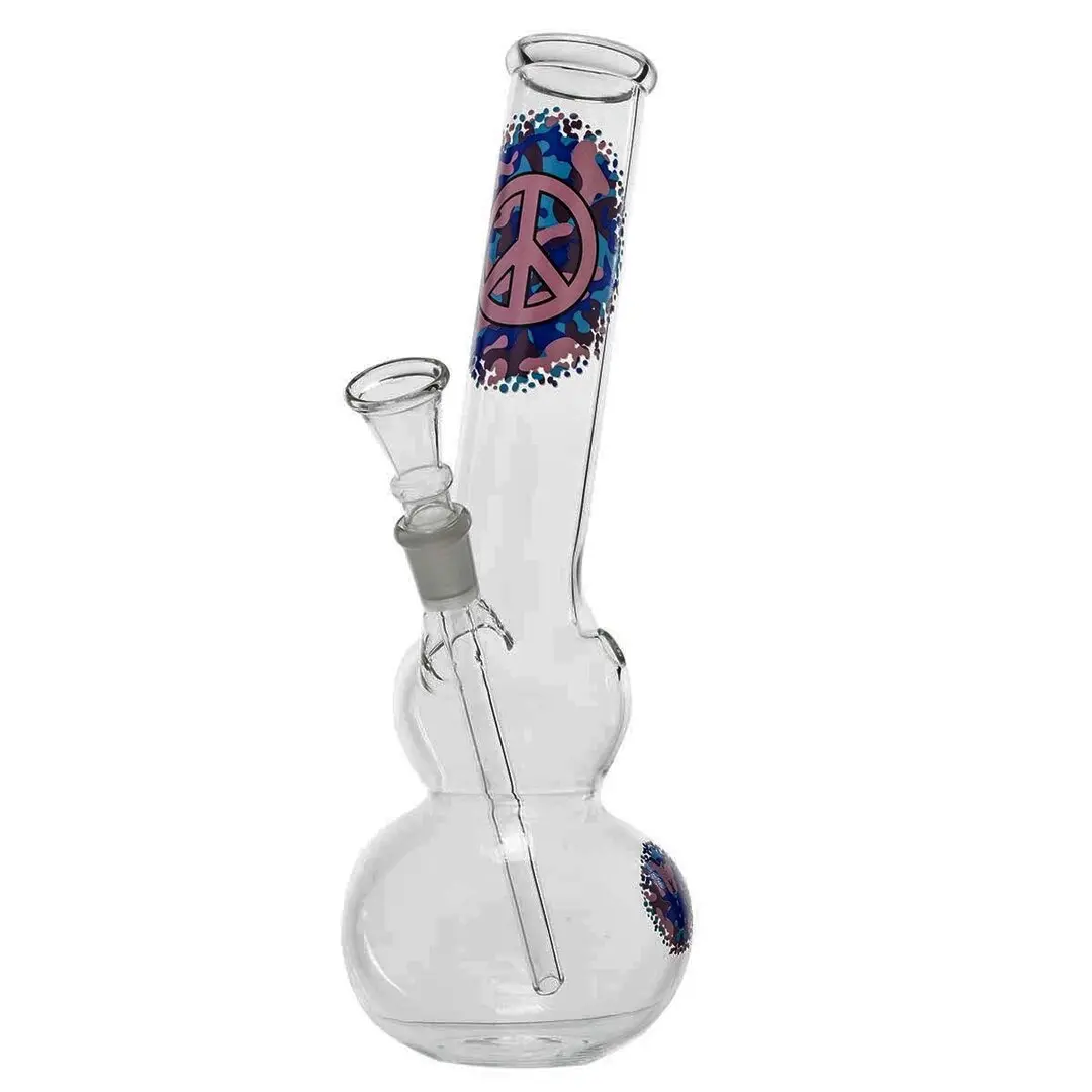 BONG PEACE & LOVE GREENLINE H 26cm