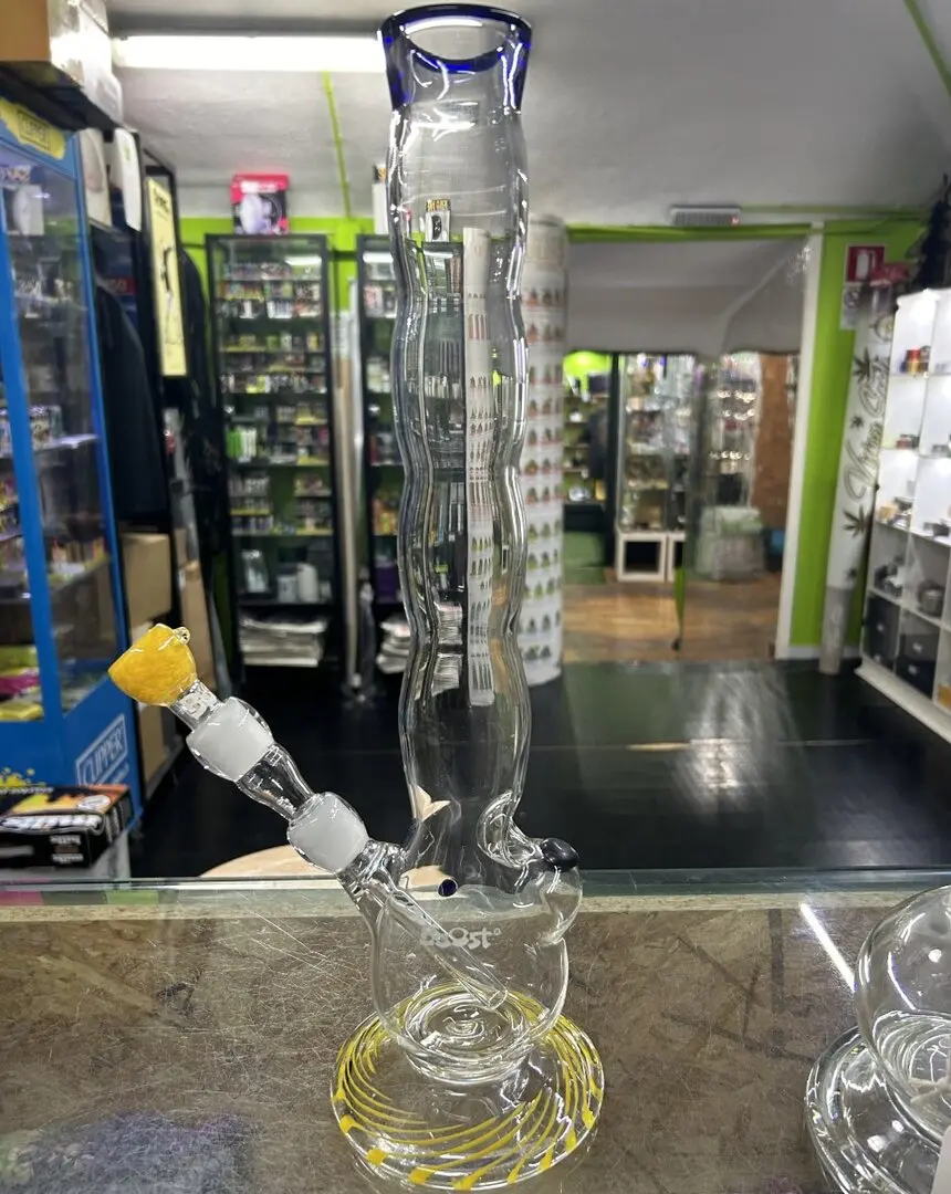 BONG WAVE GLASS BOOST H 42 cm