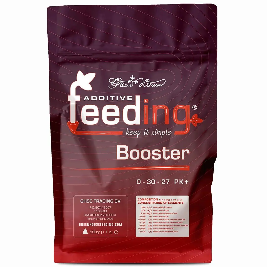 BOOSTER  500 gr POWDER FEEDING GREEN HOUSE