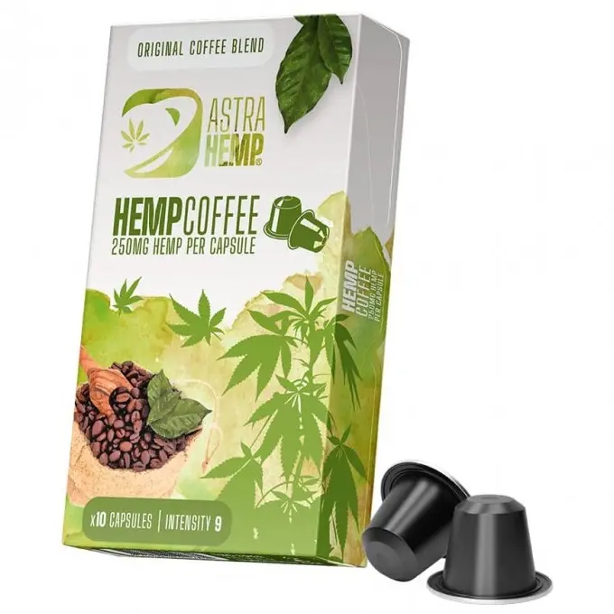 CAFFE IN CAPSULE CON CANAPA ASTRA HEMP Scatola da 10