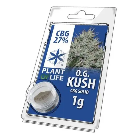 CANNABIS SOLIDA 27% CBG OG KUSH 1 gr