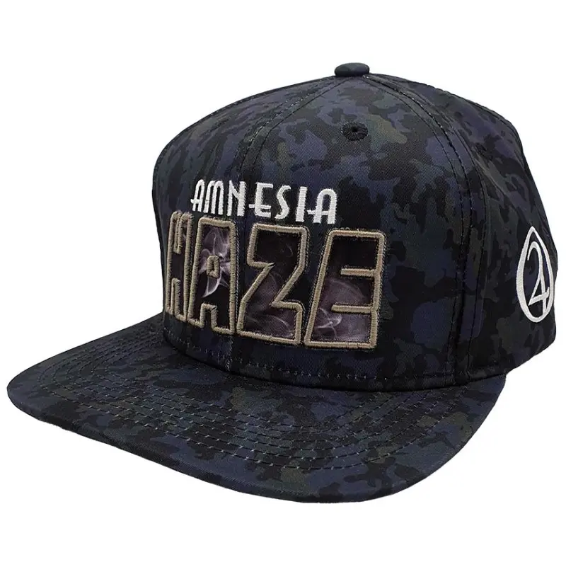 CAPPELLINO AMNESIA HAZE 420 GRIGIO/NERO CAMO SNAPBACK LAUREN ROSE 