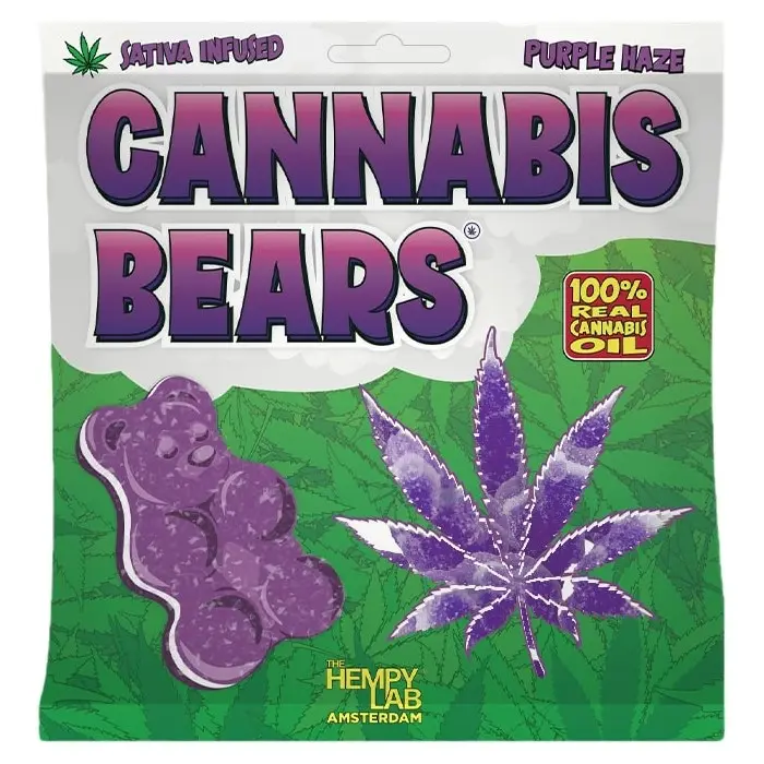 CARAMELLE CANNABIS BEARS PURPLE HAZE 100g