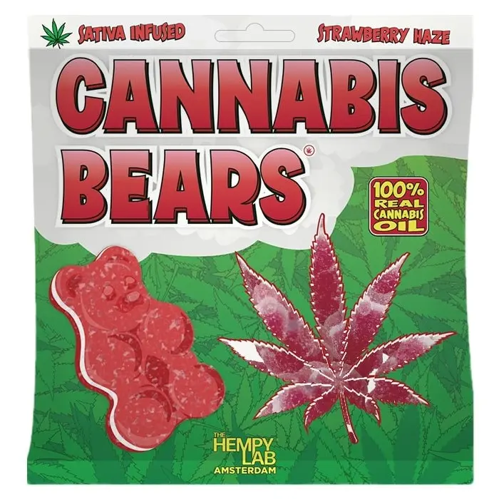 CARAMELLE CANNABIS BEARS STRAWBERRY HAZE 100g