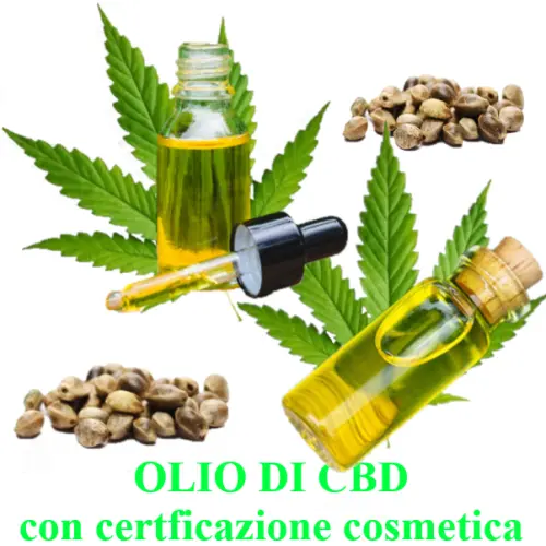 OLIO CBD con certificazione cosmetica