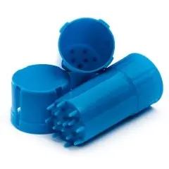 CONTENITORE CON GRINDER BLU