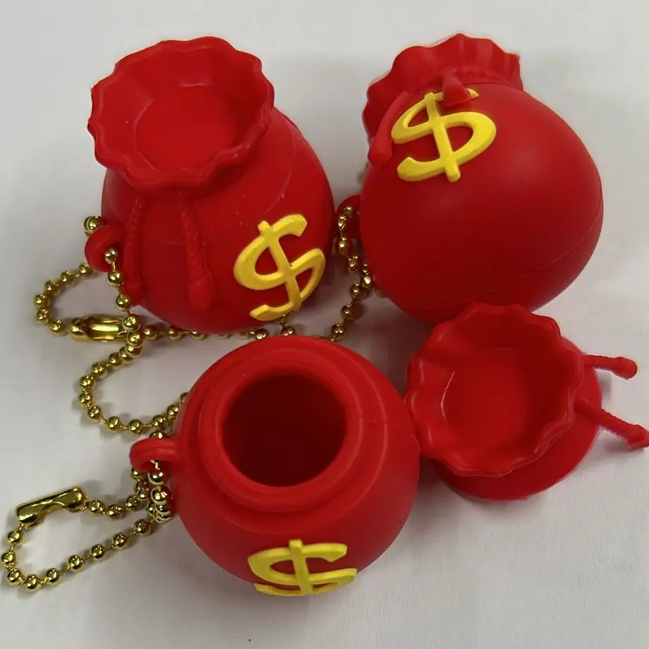 CONTENITORE IN SILICONE MONEY BAG RED 8 ml