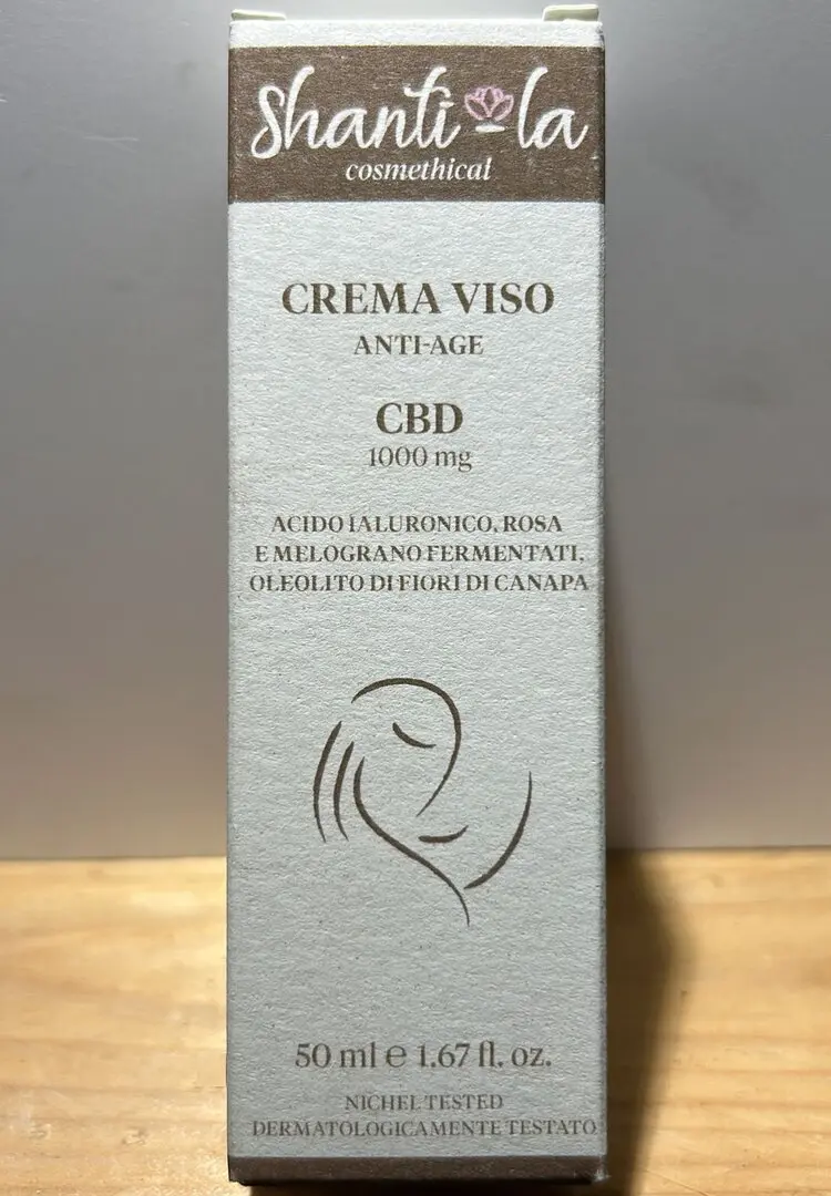 CREMA VISO ANTI-AGE AD ALTA CONCENTRAZIONE DI CBD SHANTI LA