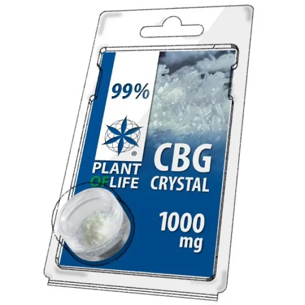 CRYSTAL CBG 99% POWDER 1000 mg PLANT OF LIFE