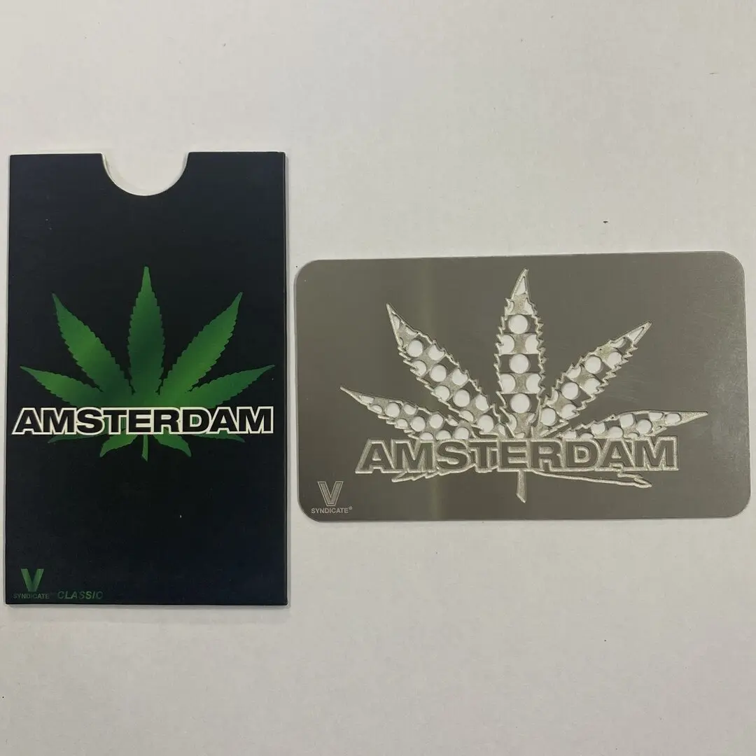 GRINDER CARD AMSTERDAM LEAF V SYNDICATE