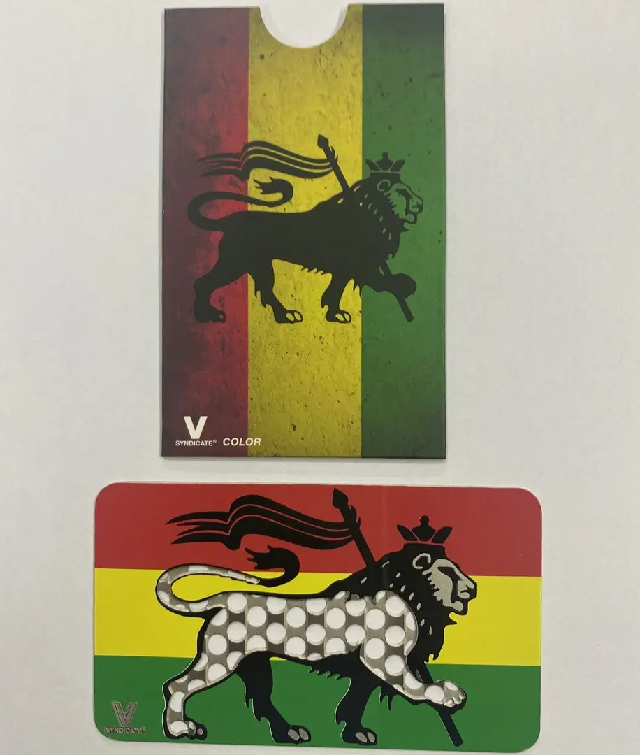 GRINDER CARD RASTA LION V SYNDICATE