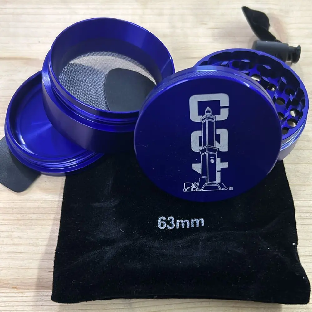 GRINDER 420 GENOVA LANTERNA IN ALLUMINIO 4 Parti Ø 63mm BLU