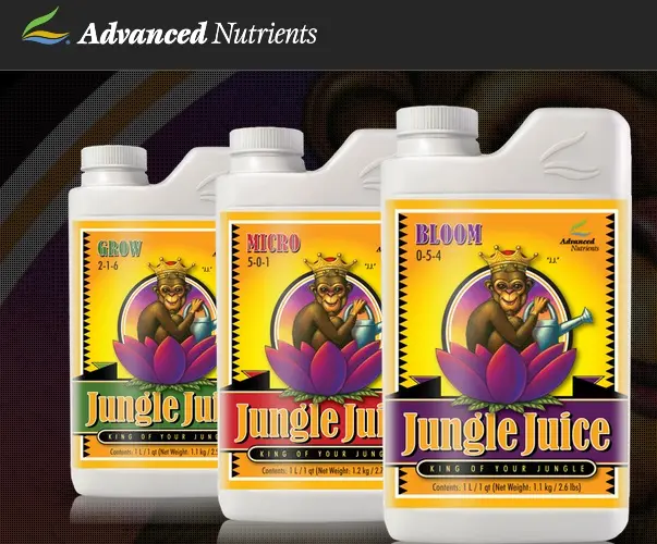 KIT JUNGLE JUICE BLOOM, GROW e MICRO ADVANCED NUTRIENTS 3x1L