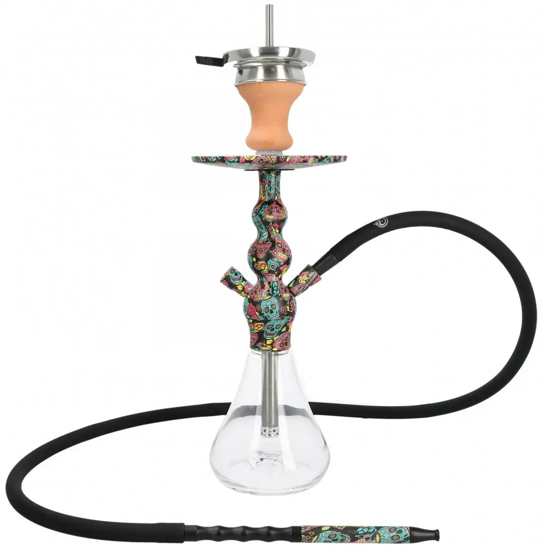 NARGHILÈ SHISHA CELESTE CRAZY CALAVERAS 36 cm 