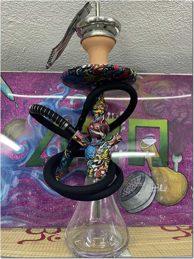 NARGHILÈ SHISHA CELESTE CRAZY ARROW 36 cm