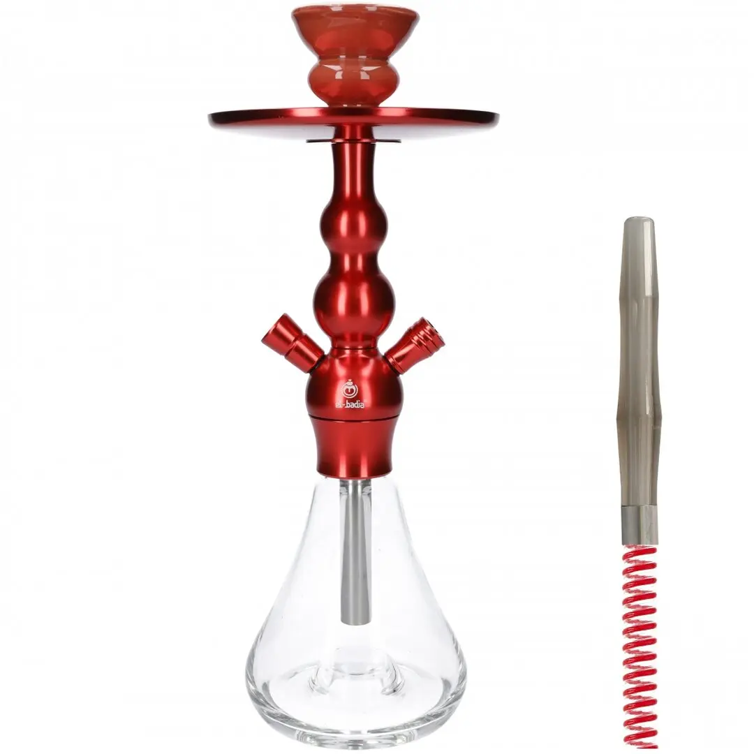 NARGHILÈ SHISHA CELESTE X3 CLICK RED 36 cm