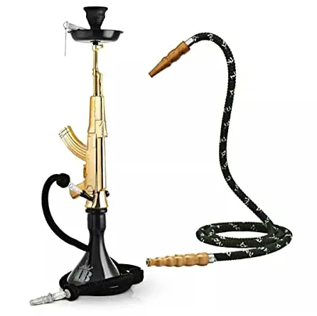 NARGHILÈ SHISHA SENSATION JR. AK GOLD 84 cm 