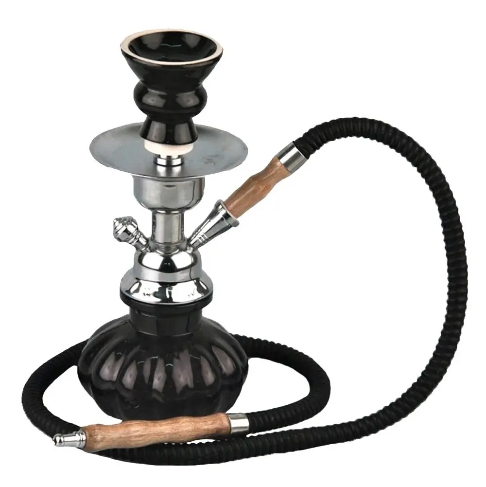 NARGHILÈ SHISHA SMALL NERO 1 TUBO 25 cm