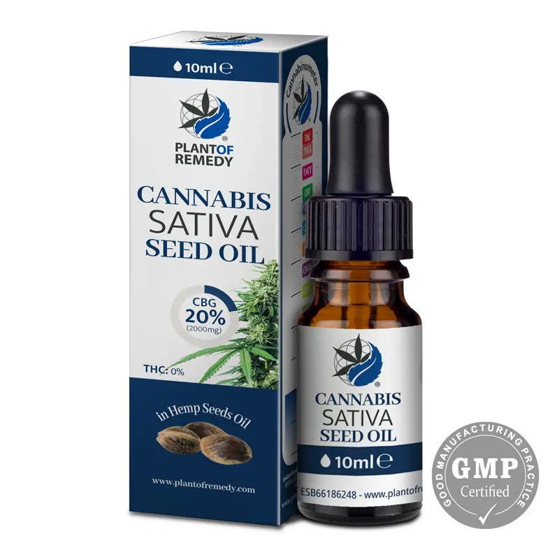 OLIO CON CBG AL 20% Flacone da 10ml PLANT OF REMEDY