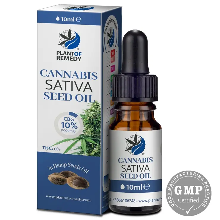 OLIO CON CBG AL 10% Flacone da 10ml PLANT OF REMEDY