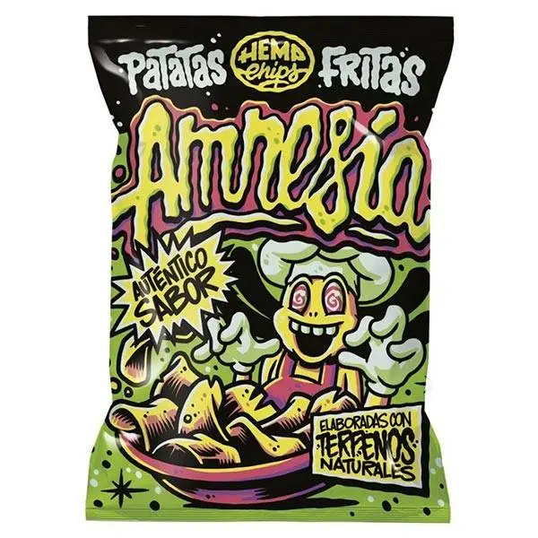 PATATINE FRITTE ALLA CANAPA HEMP CHIPS AMNESIA 35g