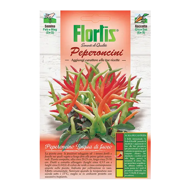 SEMI PEPERONCINI LINGUA FUOCO FLORTIS