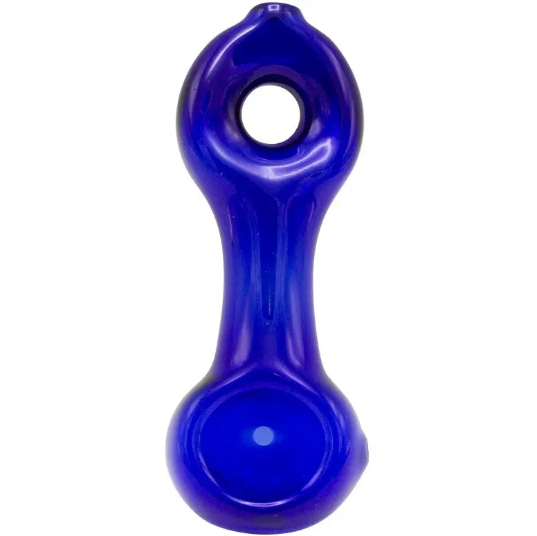 PIPA IN VETRO BLU L:12,5cm AMSTERDAM