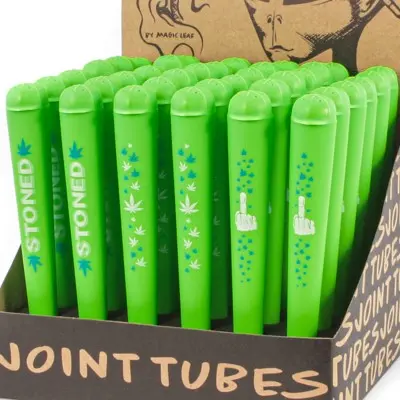 PORTA JOINT FINGER - LEAVES - STONED NEON GREEN