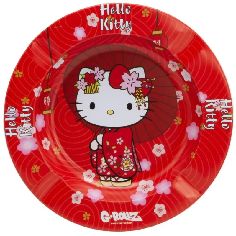 POSACENERE HELLO KITTY KIMONO RED Ø: 13.5cm G-ROLLZ