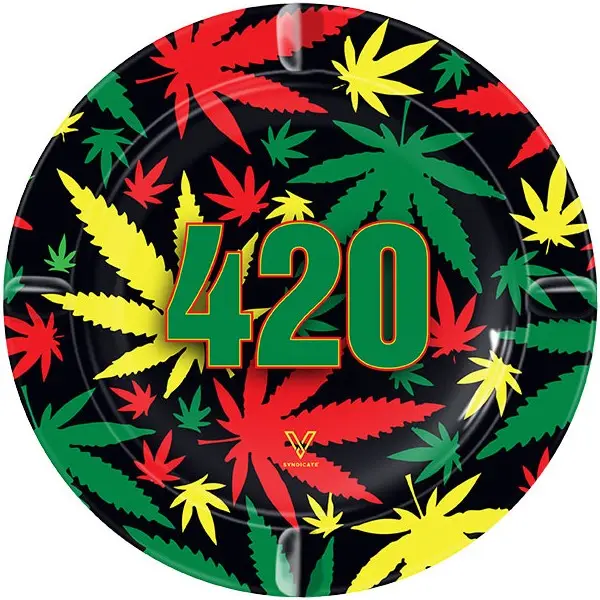 POSACENERE IN METALLO 420 RASTA V SYNDICATE