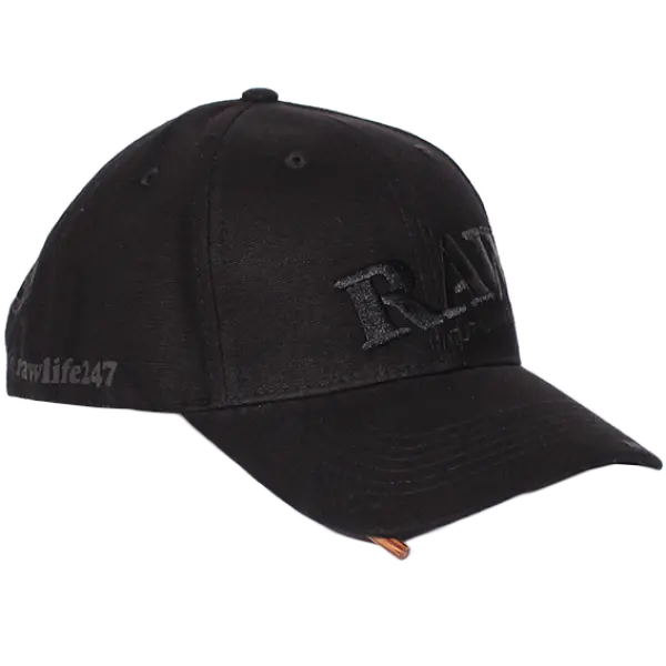 RAW CAPPELLO DA BASEBALL POKER BLACK ON BLACK