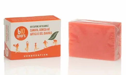 SAPONE BIO CONCENTRATO CANAPA, ARNICA E ARTIGLIO DEL DIAVOLO - VERDESATIVA