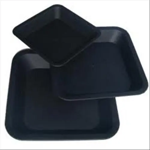 SOTTOVASO QUADRATO IN PLASTICA 25x25 cm STANDARD (X VASO 11 L)