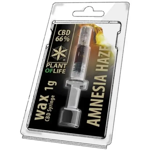 WAX CBD 66% AMNESIA HAZE 1ml PLANT OF LIFE