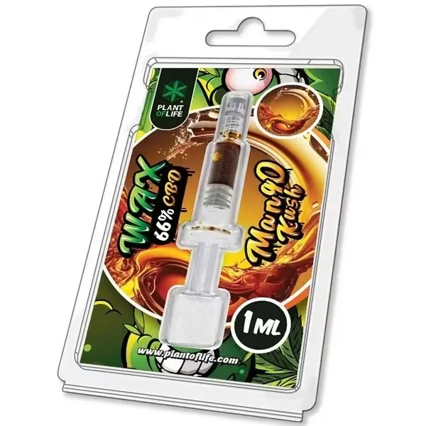 WAX CBD 66% MANGO KUSH 1ml PLANT OF LIFE